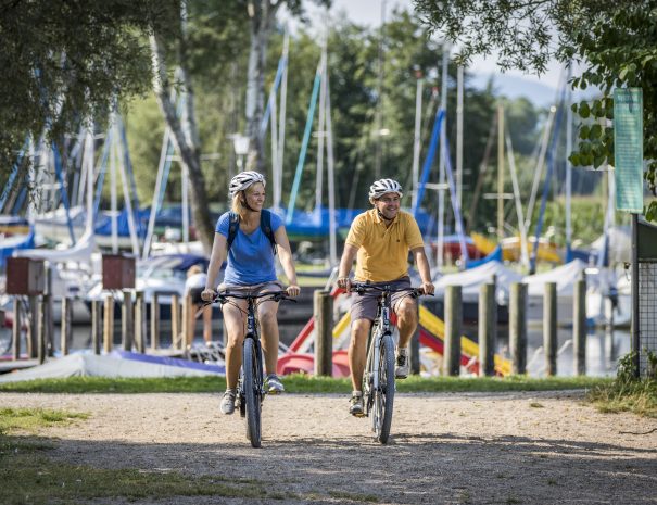 Radfahren in Übersee, Copyright: Chiemgau Tourismus e.V.