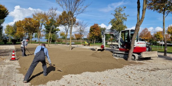 Stellplätze neu anlegen, © Chiemsee Camping Rödlgries