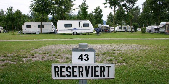 Stellplatzreservierung, © Chiemsee Camping