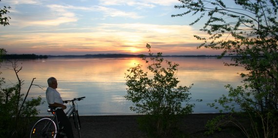 Abendstimmung am Chiemsee, © Chiemsee Camping