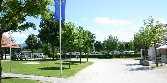 Zufahrt Kategorie C, © Chiemsee Camping