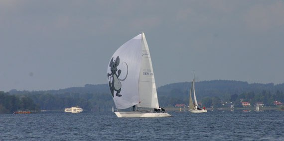 Segelboot, © Chiemsee-Camping