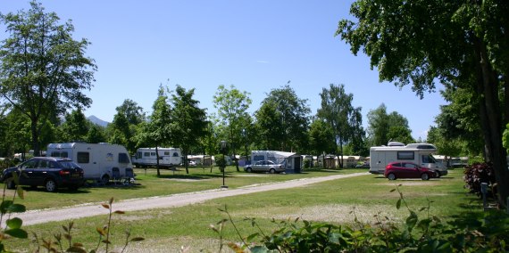 Stellplatz Kategorie C, © Chiemsee Camping